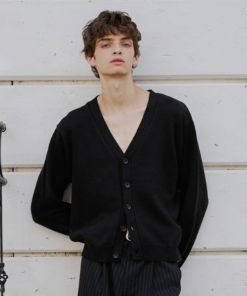 カーディガン Cropped Knit Cardigan Regen Glanz（レーゲングランツ）の「cropped knit cardigan