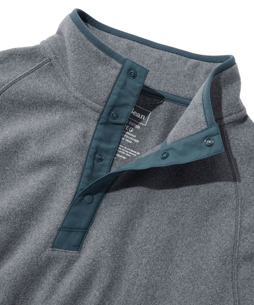 L.L.Bean（エルエルビーン）の「オールシーズン・アクセス・フリース・プルオーバー 米国フィット・レギュラー（その他トップス・メンズ・ブラック/グレー/ネイビー/イエロー系・SMALL/MEDIUM/LARGE）」の5枚目の写真
