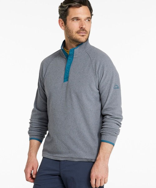 L.L.Bean（エルエルビーン）の「オールシーズン・アクセス・フリース・プルオーバー 米国フィット・レギュラー（その他トップス・メンズ・ブラック/グレー/ネイビー/イエロー系・SMALL/MEDIUM/LARGE）」の6枚目の写真