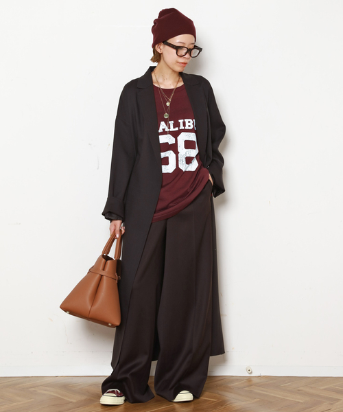 athletic wear MASON】別注レーヨンフットボールTシャツ（T