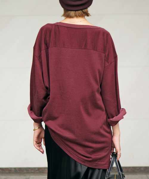 athletic wear MASON】別注レーヨンフットボールTシャツ（T