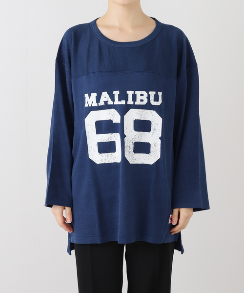athletic wear MASON】別注レーヨンフットボールTシャツ（Tシャツ
