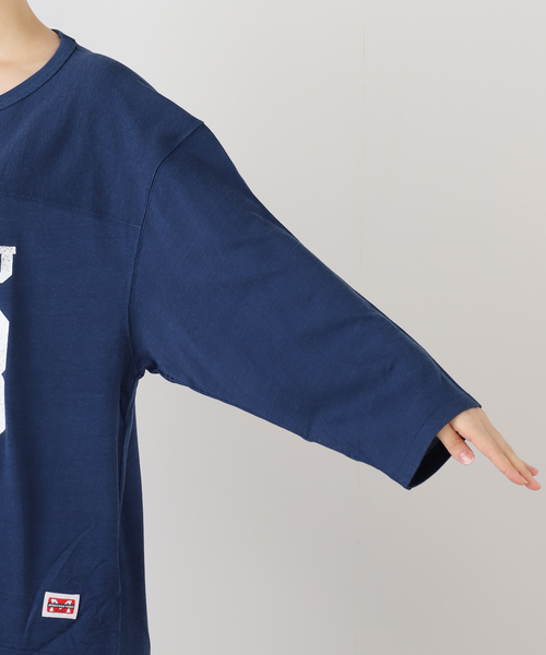 apstudio フットボールＴシャツ　別注athletic wear AP STUDIO tシャツ 「athletic wear MASON」別注レーヨン