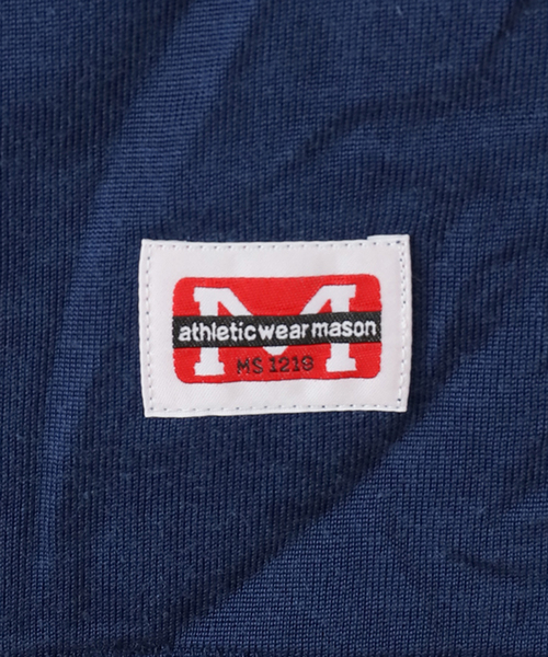 AP STUDIO(エーピーストゥディオ)の「【athletic wear MASON】別注レーヨンフットボールTシャツ(Tシャツ/カットソー・レディース・ブルー/ボルドー・FREE)」の16枚目の写真