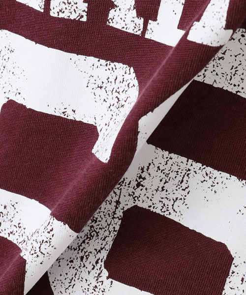 AP STUDIO(エーピーストゥディオ)の「【athletic wear MASON】別注レーヨンフットボールTシャツ(Tシャツ/カットソー・レディース・ブルー/ボルドー・FREE)」の12枚目の写真