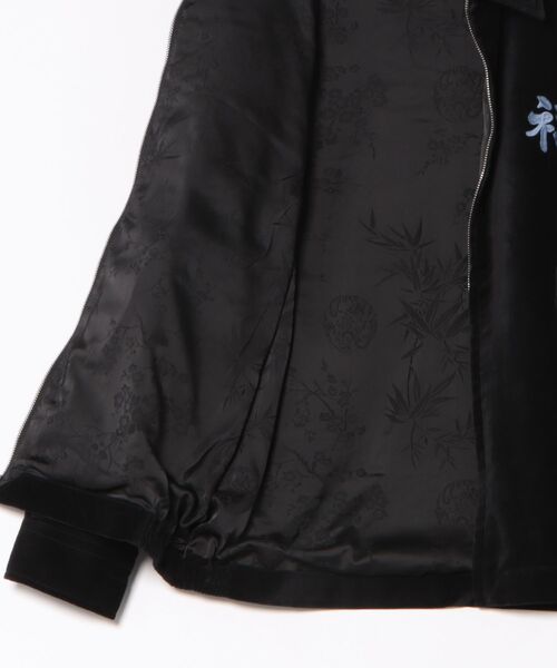 HOUSTON(ヒューストン)の「HOUSTON / COTTON VELVETEEN VIETNAM JACKET TIGER・MAP / 51507 / 51508(スカジャン・レディース・ブラック/ブラック系その他・X-LARGE/LARGE)」の7枚目の写真