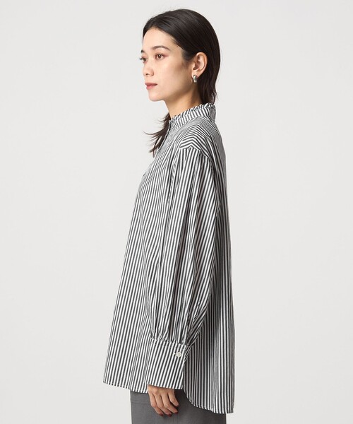 セール】ニットベスト×フリルネック ブラウス（シャツ/ブラウス