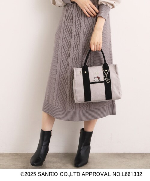 ハローキティ】Lee別注ポケット刺繍スクエアトート（トート