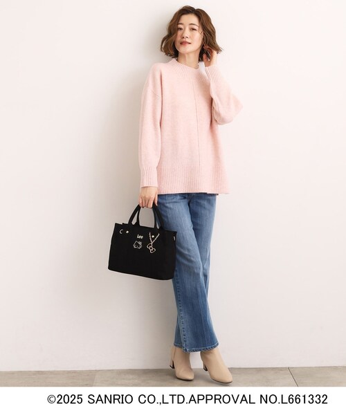 ハローキティコラボ（ハローキティコラボ）の「【ハローキティ】Lee別注ポケット刺繍スクエアトート（トートバッグ・レディース・グレー系2/ブラック/アイボリー/ブラック系2・00）」の16枚目の写真