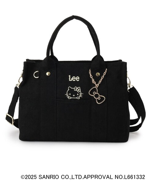 セール】【ハローキティ】Lee別注ポケット刺繍スクエアトート（トート