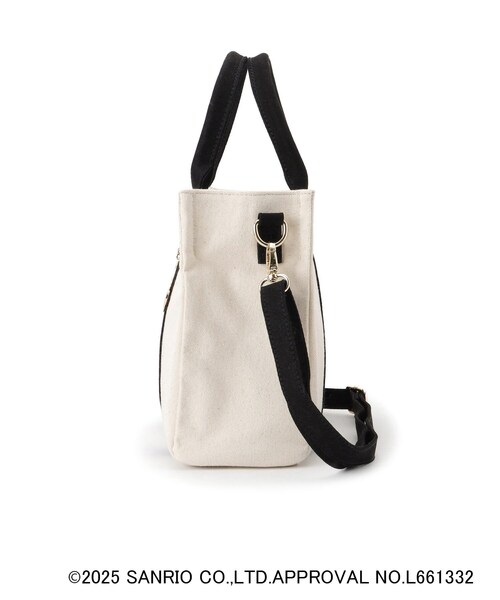 ハローキティコラボ（ハローキティコラボ）の「【ハローキティ】Lee別注ポケット刺繍スクエアトート（トートバッグ・レディース・グレー系2/ブラック/アイボリー/ブラック系2・00）」の22枚目の写真