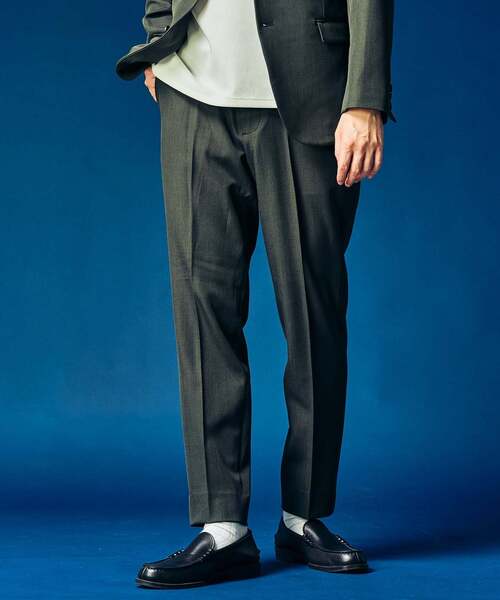 417 EDIFICE（フォーワンセブンエディフィス）の「4WAYストレッチ セットアップ  ”ジャケット1点+パンツ1点” の2点セット（スーツセット・メンズ・ブラック/カーキ/ブラウン/ネイビー・SMALL/MEDIUM/LARGE/X-LARGE/XX-LARGE）」の19枚目の写真