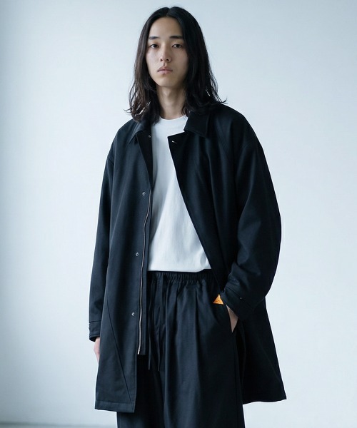 rehacer（レアセル）の「rehacer : Slant Twill Mods Coat  / スラント ツイル モッズコート（モッズコート・メンズ・ブラック/カーキ・LARGE/MEDIUM/SMALL）」の2枚目の写真