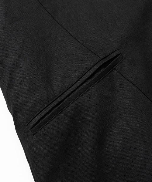 rehacer（レアセル）の「rehacer : Slant Twill Mods Coat  / スラント ツイル モッズコート（モッズコート・メンズ・ブラック/カーキ・LARGE/MEDIUM/SMALL）」の9枚目の写真