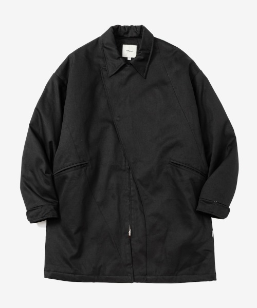 rehacer（レアセル）の「rehacer : Slant Twill Mods Coat  / スラント ツイル モッズコート（モッズコート・メンズ・ブラック/カーキ・LARGE/MEDIUM/SMALL）」の5枚目の写真