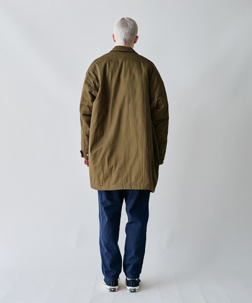 rehacer（レアセル）の「rehacer : Slant Twill Mods Coat  / スラント ツイル モッズコート（モッズコート・メンズ・ブラック/カーキ・LARGE/MEDIUM/SMALL）」の20枚目の写真