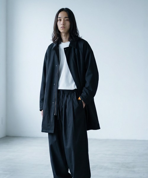 rehacer（レアセル）の「rehacer : Slant Twill Mods Coat  / スラント ツイル モッズコート（モッズコート・メンズ・ブラック/カーキ・LARGE/MEDIUM/SMALL）」の22枚目の写真