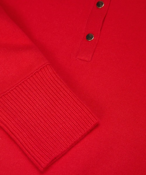 ROPE'(ロペ)の「接結ウールドットボタンハイネックニット/イージーケア(ニット/セーター・レディース・ブラック/レッド/オフホワイト・FREE)」の13枚目の写真