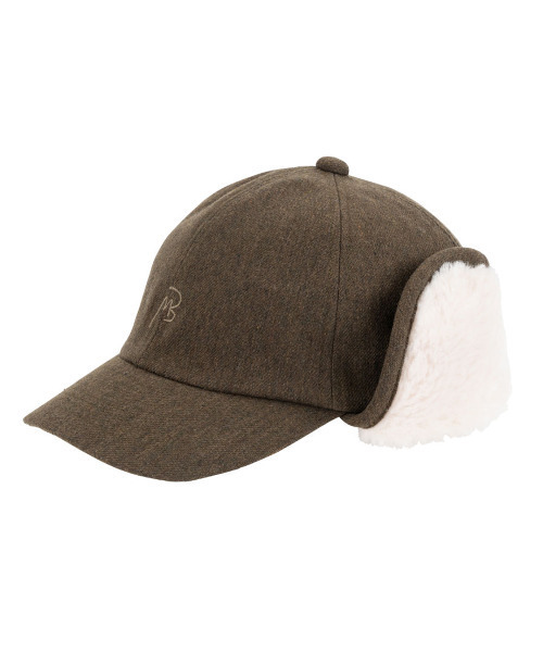 MAISON Birth（メゾンバース）の「MAISON Birth メゾンバース / ARMY FLAP CAP アーミーツイルフラップボアキャップ / MB-25302（キャップ・レディース・オリーブ/ブラック/グレー・FREE）」の3枚目の写真