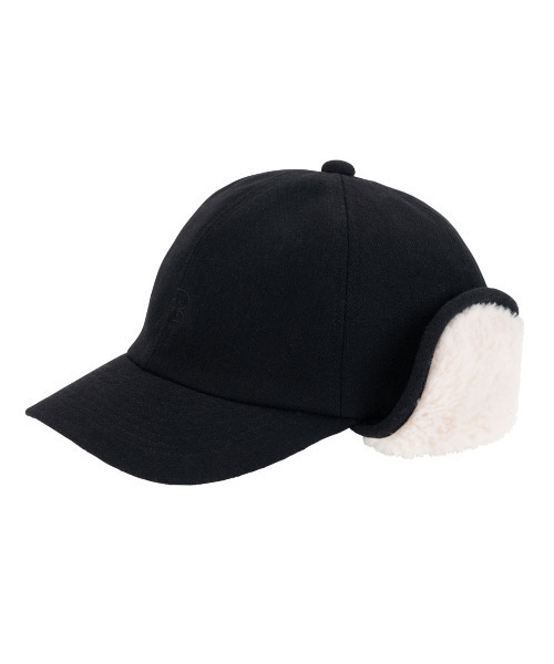 MAISON Birth（メゾンバース）の「MAISON Birth メゾンバース / ARMY FLAP CAP アーミーツイルフラップボアキャップ / MB-25302（キャップ・レディース・オリーブ/ブラック/グレー・FREE）」の2枚目の写真