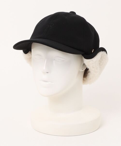 MAISON Birth（メゾンバース）の「MAISON Birth メゾンバース / ARMY FLAP CAP アーミーツイルフラップボアキャップ / MB-25302（キャップ・レディース・オリーブ/ブラック/グレー・FREE）」の7枚目の写真