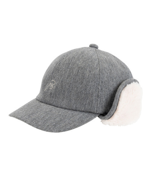 MAISON Birth（メゾンバース）の「MAISON Birth メゾンバース / ARMY FLAP CAP アーミーツイルフラップボアキャップ / MB-25302（キャップ・レディース・オリーブ/ブラック/グレー・FREE）」の9枚目の写真