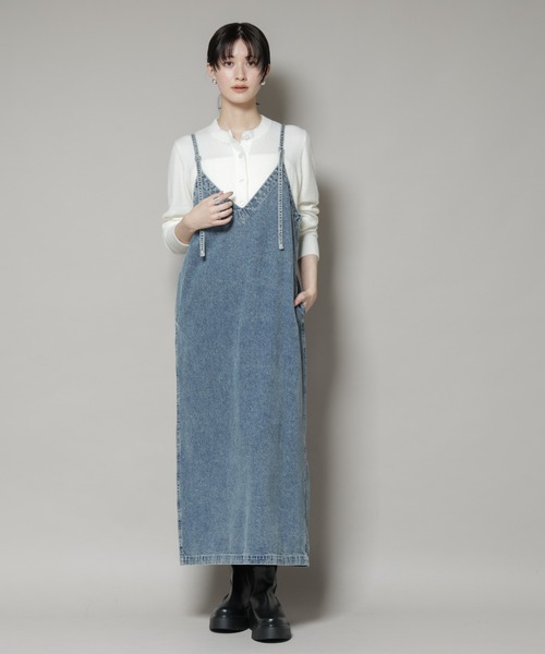 NANO universe（ナノユニバース）の「ミニラメシャギークルーネックカーディガン（カーディガン/ボレロ・レディース・グレー/ホワイト/チャコール・FREE）」の8枚目の写真