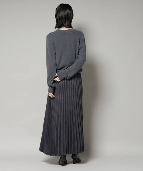 NANO universe（ナノユニバース）の「ミニラメシャギークルーネックカーディガン（カーディガン/ボレロ・レディース・グレー/ホワイト/チャコール・FREE）」の17枚目の写真