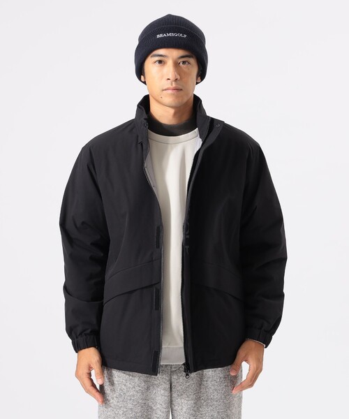 BEAMS GOLF（ビームスゴルフ）の「ORANGE LABEL / 防風 タテロゴ 中綿ブルゾン【撥水】（ブルゾン・メンズ・ブラック/ベージュ・MEDIUM/LARGE/SMALL/X-LARGE）」の5枚目の写真