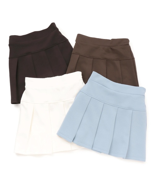 LOVETOXIC（ラブトキシック）の「【GOODPRICE】【セット可】ダンボールプリーツスカート（スカート・キッズ・ブラウン/アイボリー/サックスブルー/ブラック・M:150cm/130cm/L:160cm/S:140cm）」の16枚目の写真