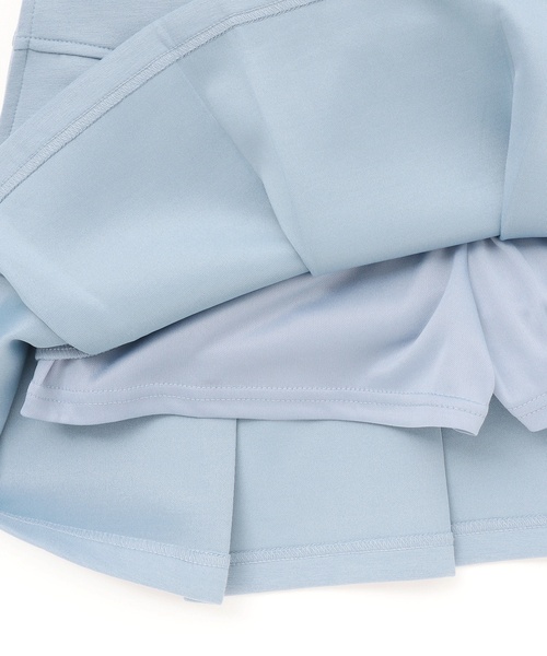 LOVETOXIC（ラブトキシック）の「【GOODPRICE】【セット可】ダンボールプリーツスカート（スカート・キッズ・ブラウン/アイボリー/サックスブルー/ブラック・M:150cm/130cm/L:160cm/S:140cm）」の6枚目の写真