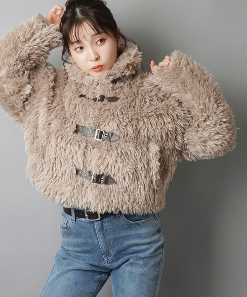 今期人気NO.1！まるでぬいぐるみ☆愛され素材プードルファーコート