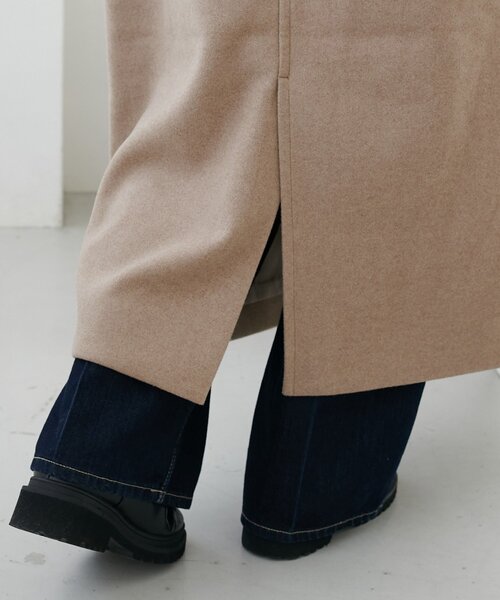 DISCOAT（ディスコート）の「中空糸チェスターコート（チェスターコート・レディース・ブラック/ベージュ・FREE）」の10枚目の写真