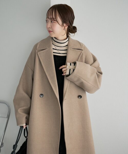 新品未使用タグ付☆完売品 今季 中空糸チェスターコート 中空糸チェスターコート（チェスターコート）｜DISCOAT（ディスコート