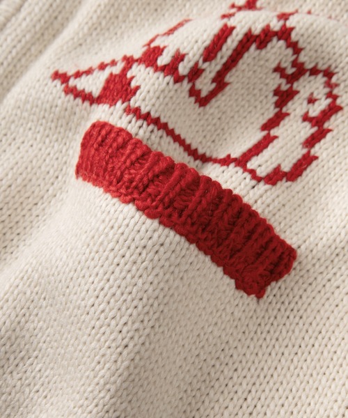 72】【PEANUTS/ピーナッツ】スヌーピー カウチンニット（ニット