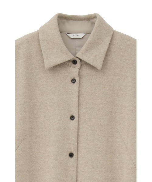 ワンピース CLANE POWER SHOULDER WOOL ONEPIECE セール】POWER SHOULDER WOOL ONEPIECE（ワンピース）｜CLANE（クラネ