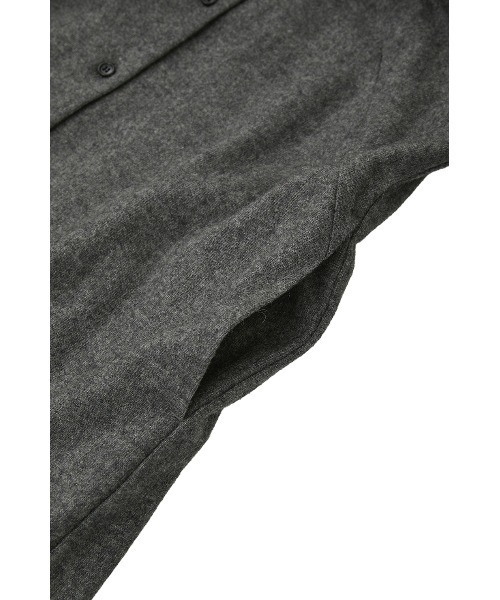 CLANE(クラネ)の「POWER SHOULDER WOOL ONEPIECE(ワンピース・レディース・グレー/アイボリー/オレンジ・2/1/0)」の5枚目の写真