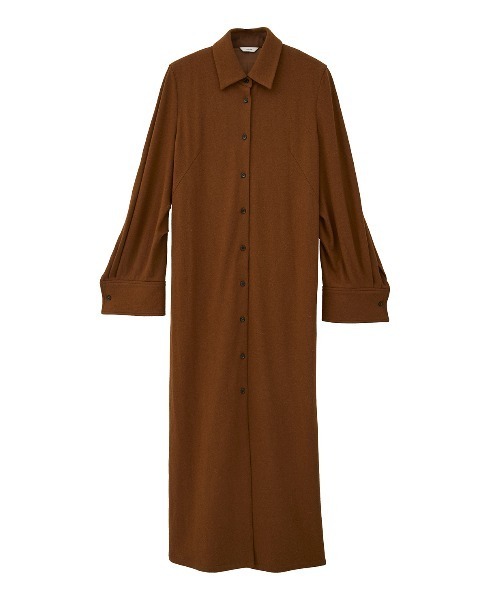 セール】POWER SHOULDER WOOL ONEPIECE（ワンピース）｜CLANE（クラネ