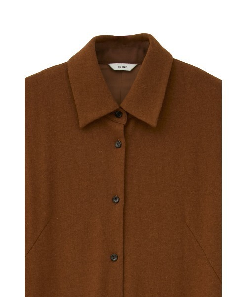 セール】POWER SHOULDER WOOL ONEPIECE（ワンピース）｜CLANE（クラネ