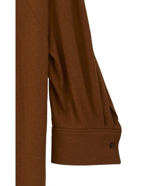 CLANE(クラネ)の「POWER SHOULDER WOOL ONEPIECE(ワンピース・レディース・グレー/アイボリー/オレンジ・2/1/0)」の10枚目の写真