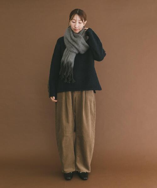 ITEMS URBANRESEARCH(アイテムズ アーバンリサーチ)の「ソフトブークレストール(マフラー・レディース・ミント/ブラウン/グレー・-)」の9枚目の写真