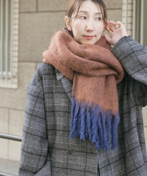 ITEMS URBANRESEARCH(アイテムズ アーバンリサーチ)の「ソフトブークレストール(マフラー・レディース・ミント/ブラウン/グレー・-)」の13枚目の写真