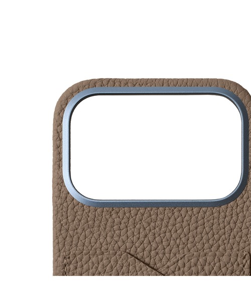 iPhone 17 Pro)バックカバーケース シュリンクレザー（スマホケース