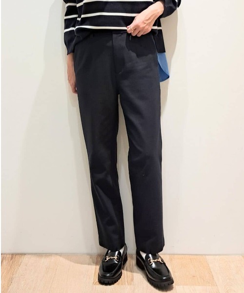 human woman(ヒューマンウーマン)の「◆裏起毛細身ストレートパンツ(その他パンツ・レディース・ネイビー/ブラック系その他3・LARGE/MEDIUM/SMALL)」の5枚目の写真