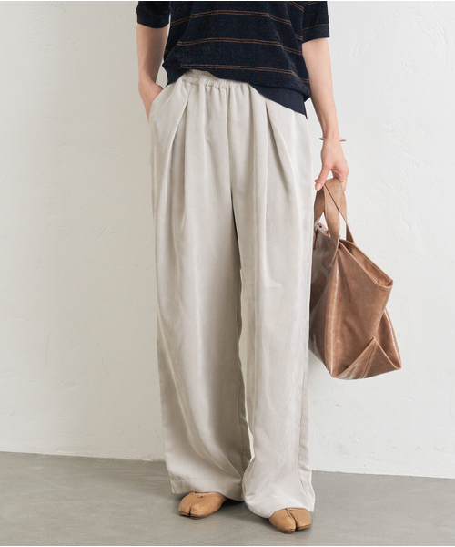 JOURNAL STANDARD（ジャーナルスタンダード）の「《追加2》コーデュロイワイドパンツ（その他パンツ・レディース・ホワイト×ホワイト/ブラウン系その他/レンガ・38/36）」の21枚目の写真