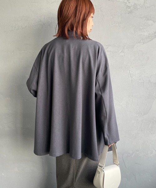 mizuiro ind/ミズイロインド] テーラード シャツジャケット