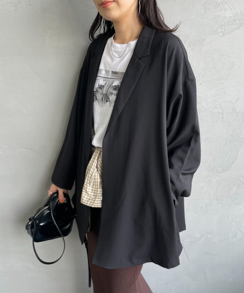 mizuiro ind/ミズイロインド] テーラード シャツジャケット