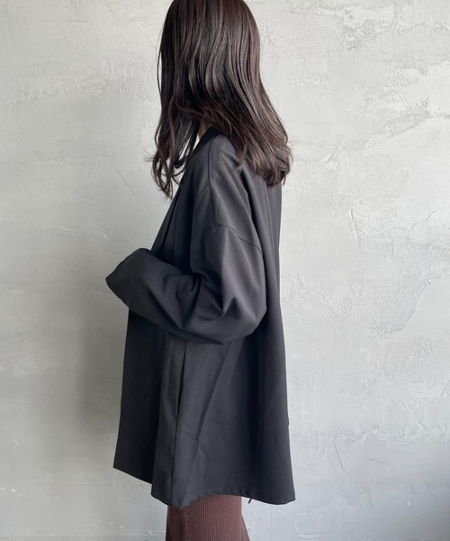 mizuiro ind/ミズイロインド] テーラード シャツジャケット