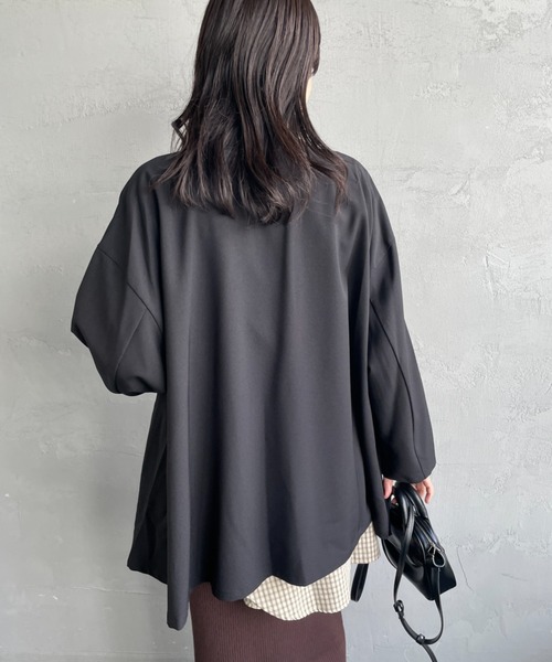 mizuiro ind/ミズイロインド] テーラード シャツジャケット