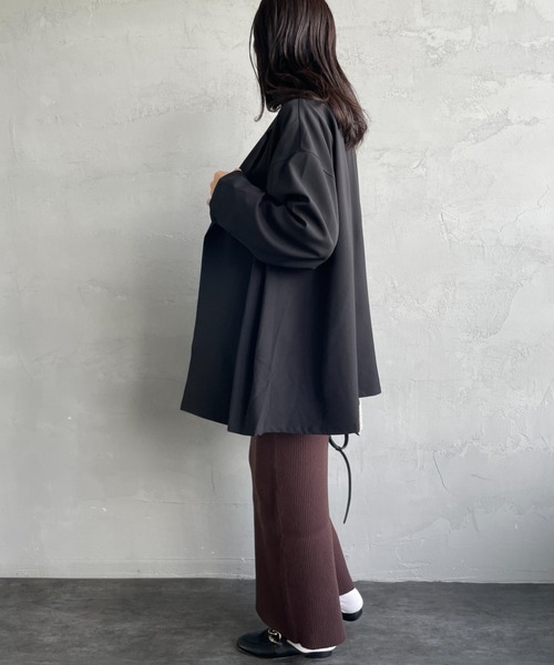 mizuiro ind/ミズイロインド] テーラード シャツジャケット